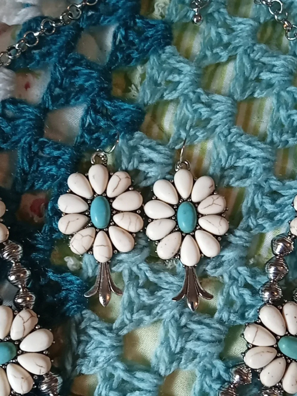 Southwest Turquoise Necklace Set